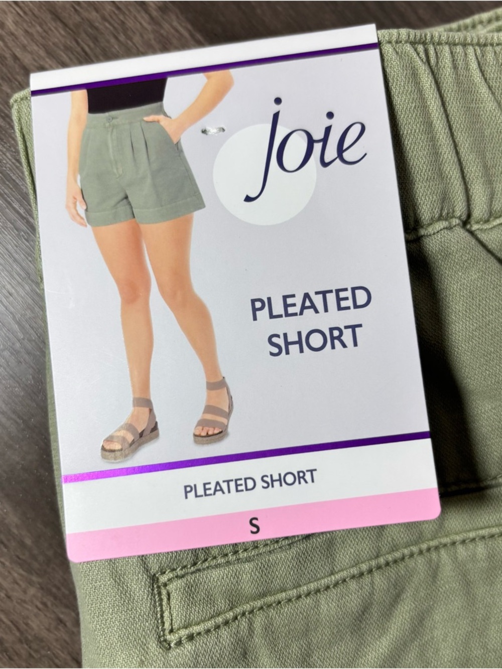 Joie Sage High-Waist Pleated Shorts - Picture 6 of 8